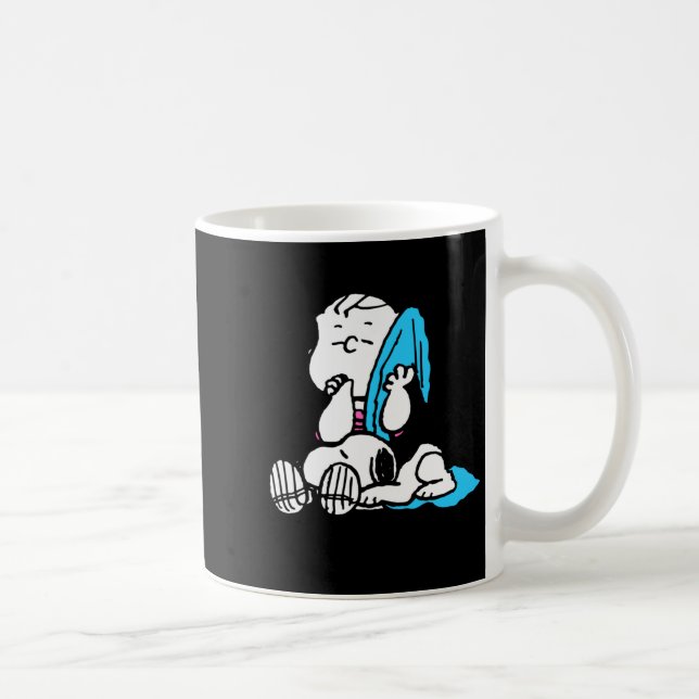 Caneca De Café Camiseta Linus Peanuts  (Direita)
