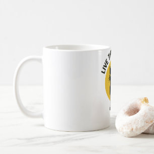 Caneca De Café Camiseta Lua de Gato Preto Mistério