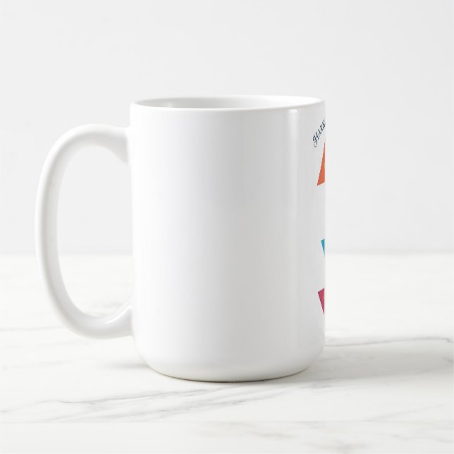 Caneca De Café Camiseta Manga Longa ADOM Geometric Art (Esquerda)