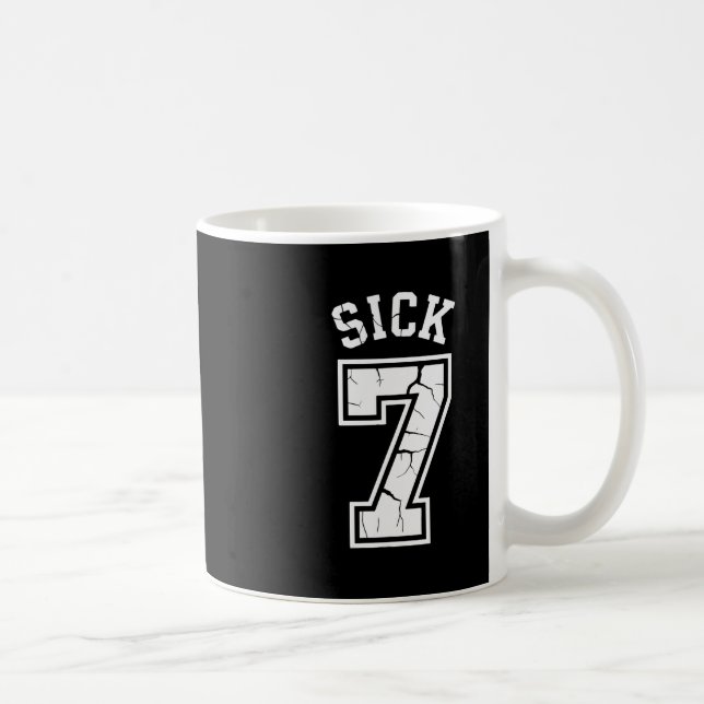 Caneca De Café Camiseta Meme Sick Seven Seis Sete Diversão  (Direita)