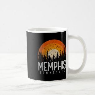 Caneca De Café Camiseta Memphis Tennessee Tn Estilo Retrô Vintage
