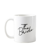 Camiseta moderna da noiva