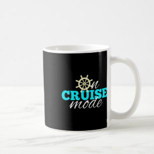 Caneca De Café Camiseta Moderna para Família em Férias de Cruzeir