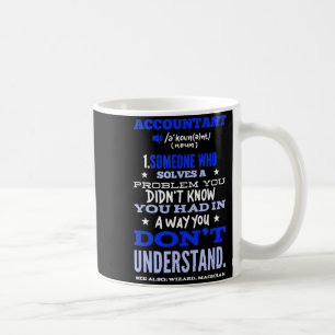 Caneca De Café Camiseta Motivo de Trabalho de Contador 