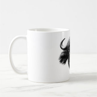 Caneca De Café Camiseta Muskox Lover - Des Realistas Pretos e Bra