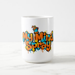 Caneca De Café Camiseta My Mind Spray 90s Hip Hop Urban Streetwea