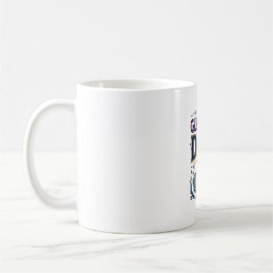 Caneca De Café Camiseta Óculos de Sol Neon Retro Era do Pai Glowi