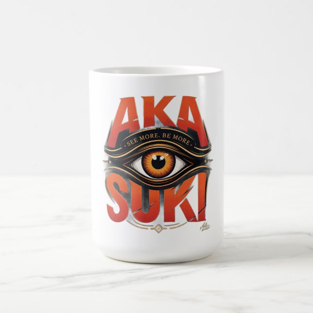 Caneca De Café Camiseta Olho do Mal Akasuki (Centro)