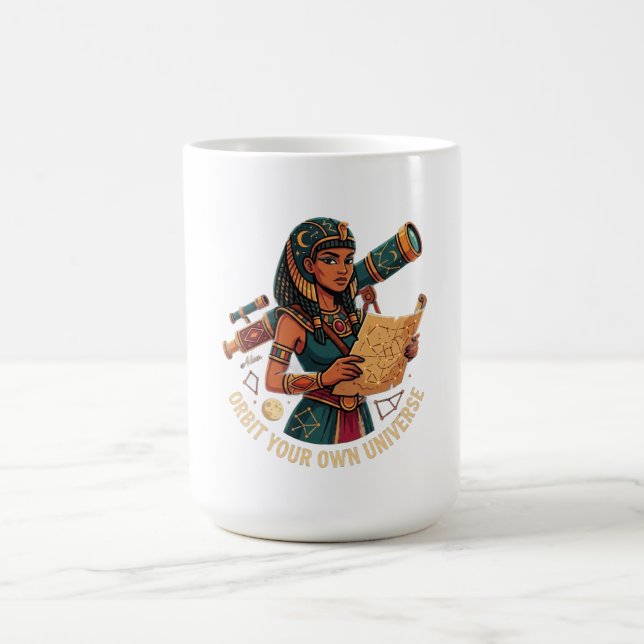 Caneca De Café Camiseta Orbite Seu Próprio Universo (Centro)