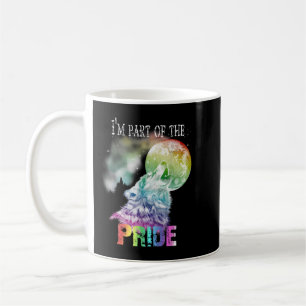 Caneca De Café Camiseta Pride Lobo LGBT Gay Lésbica