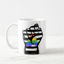Caneca De Café Camiseta Punho Orgulho Aliado