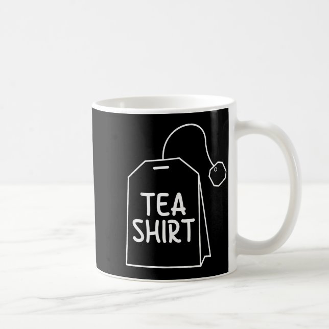 Caneca De Café Camiseta Saco de Chá Design Divertido Humor  (Direita)