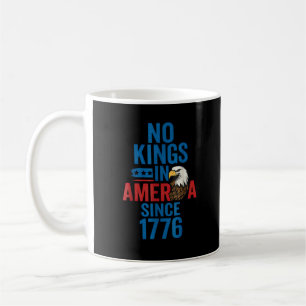 Caneca De Café Camiseta Sem Reis Na América Desde 1776 Homens Sem