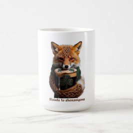 Caneca De Café Camiseta Sly Emerald Fox Toast