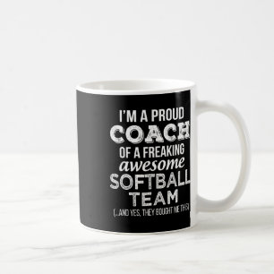 Caneca De Café Camiseta Softll Coach T Camisa engraçada Agradecim