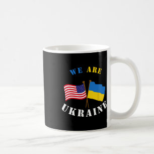 Caneca De Café Camiseta Somos Ucrânia Apoio Ucrânia Rig Ucraniano
