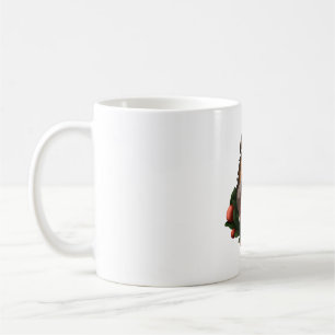 Caneca De Café Camiseta-T clássica de pastor australiano de natal