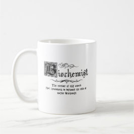 Caneca De Café Camiseta-T Mestra Bioquímica Medieval