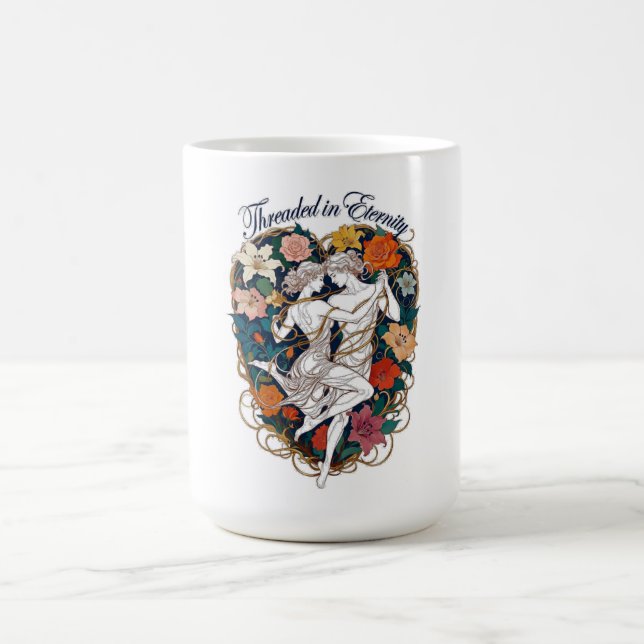 Caneca De Café Camiseta Threaded in Eternity | Casal Elegante (Centro)