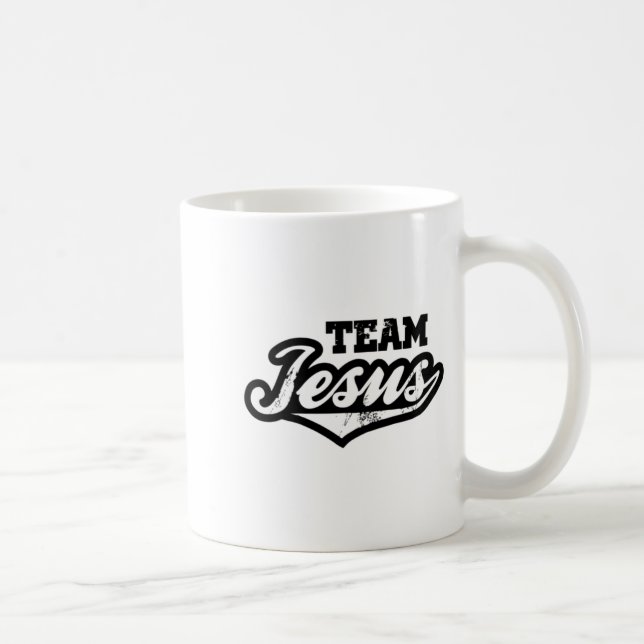 Caneca De Café Camiseta Time Jesus (Direita)