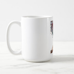 Caneca De Café Camiseta Toasting Hands, Chuva de Confetes Premium