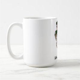 Caneca De Café Camiseta Travessuras de Lanterna do Leprechaun
