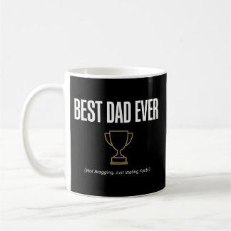 Caneca De Café Camiseta Troféu de Melhor Pai de Todos os Tempos -