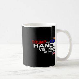 Caneca De Café Camiseta Vietnam Suummit Kim e Trump