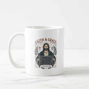 Caneca De Café Camiseta Vintage de Jesus Cruz de Bordado Grafico 
