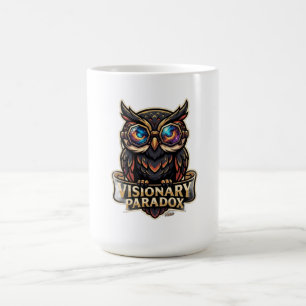 Caneca De Café Camiseta Visionary Paradox Owl
