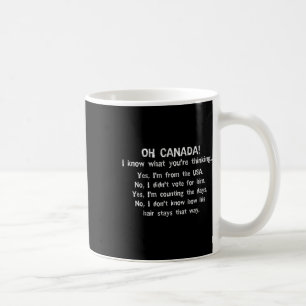 Caneca De Café Camisetas Anti-Trump Engraçadas Uni-Adultos Negros