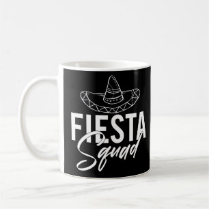 Caneca De Café Camisetas de Despedida de Solteira Fiesta Squad, 2