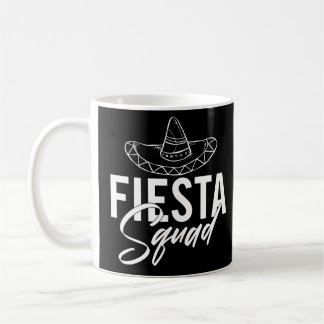 Caneca De Café Camisetas de Despedida de Solteira Fiesta Squad, 2