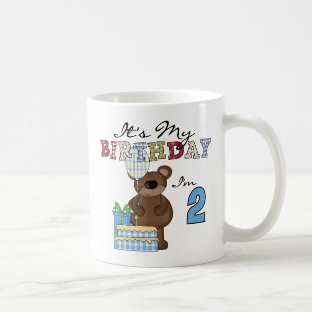 Caneca De Café Camisetas e presentes de segundo aniversário de Ur (Direita)