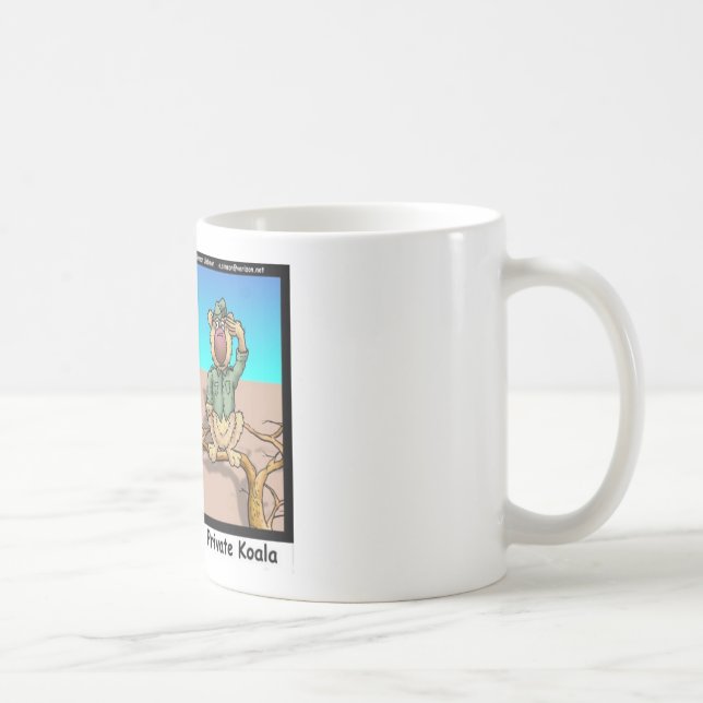 Caneca De Café Camisetas engraçadas de presentes de desenhos anim (Direita)