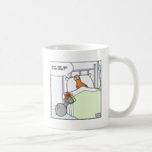 Caneca De Café Camisetas engraçadas Hospital de Boliche Cartões C
