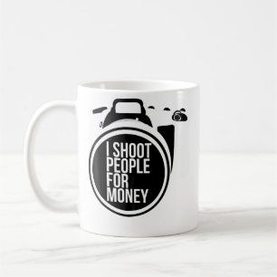 Caneca De Café Camisetas Eu Fotografo Pessoas Por Dinheiro Câmera