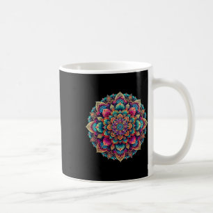 Caneca De Café Camisetas Gráficas de Mandala com Palavrões para M