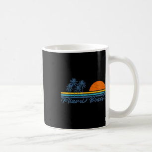 Caneca De Café Camisetas Retro Miami Beach Florida Mulheres Homen