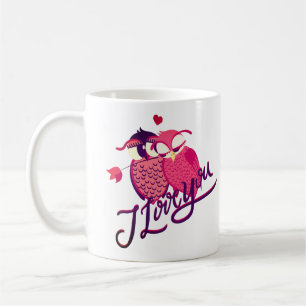 Caneca De Café Camisola de Casal Eu Te Amo