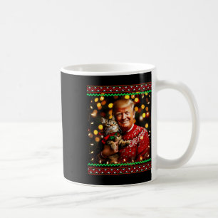 Caneca De Café Camisola de Natal engraçada do Trump para amantes