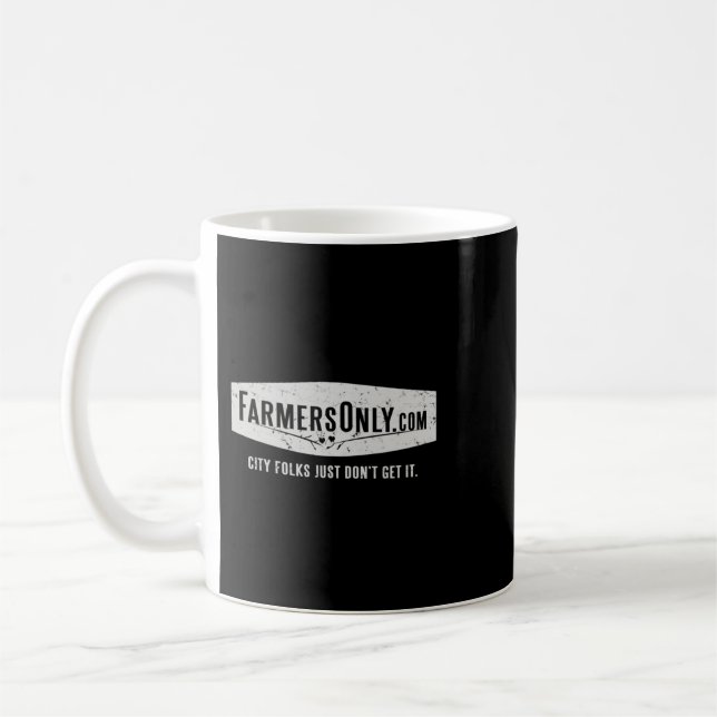 Caneca De Café Camisola essencialmente T (logotipo branco) (Esquerda)