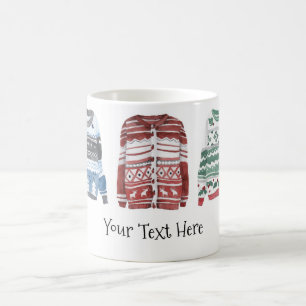 Caneca De Café Camisola feia com texto