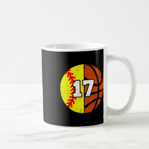 Caneca De Café Camisola Softll Sketll Número 17 Camisa Divertida