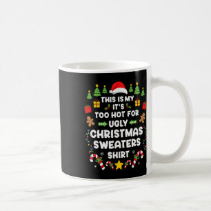 Caneca De Café Camisolas engraçadas de Natal feio em julho estão