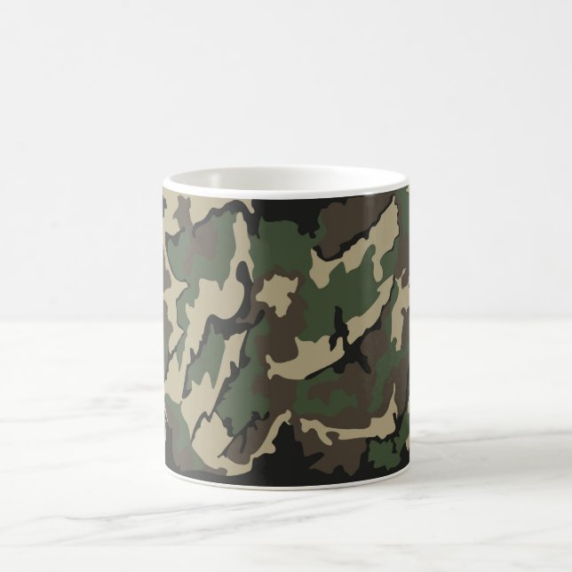 Caneca De Café Camo, 11oz Classic Mug (Centro)
