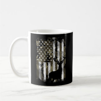Caneca De Café Camo American Flag Deer Hunter Hunter