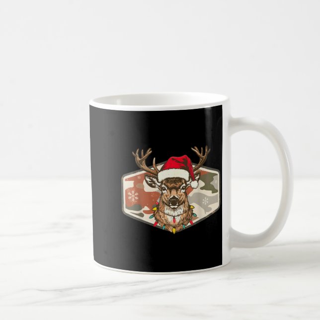 Caneca De Café Camo Southern Local Boy Christmas Deer Hunting Xma (Direita)