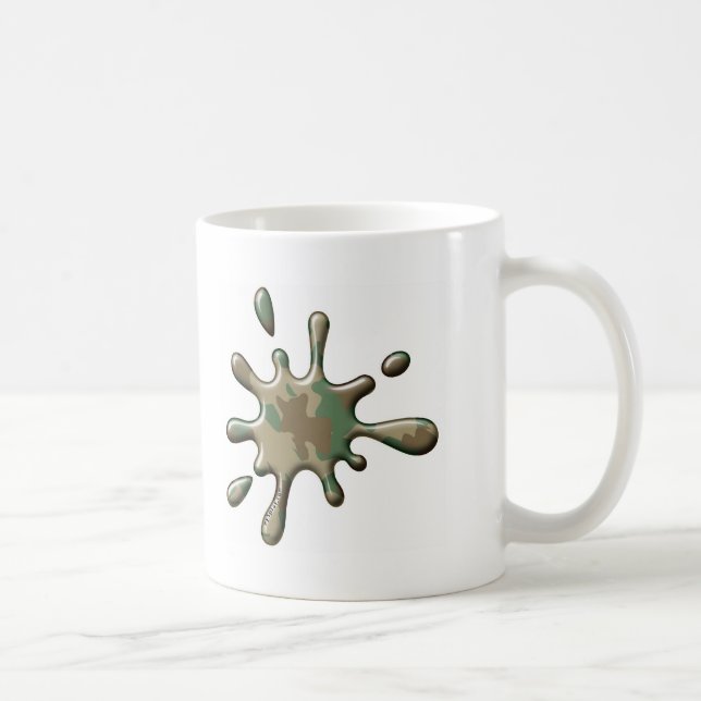 Caneca De Café Camo Splat - mySplat.com (Direita)