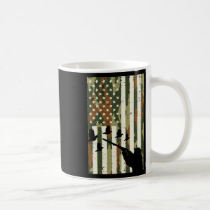 Caneca De Café Camo USA Flag Quail Pheasant Caça Upland Hunt Pa